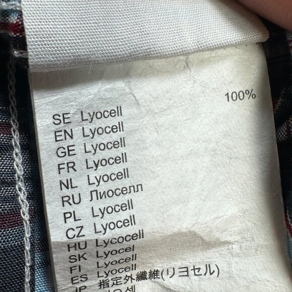 Fjallraven Abisko Cool Plaid Shirt Men's Medium‎ Button Up Hiking Lycell - Picture 4 of 6